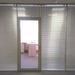 Алюминиевая перегородка из стеклопакета GFTD594