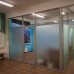 Теплая алюминиевая перегородка с терморазрывом 65 мм